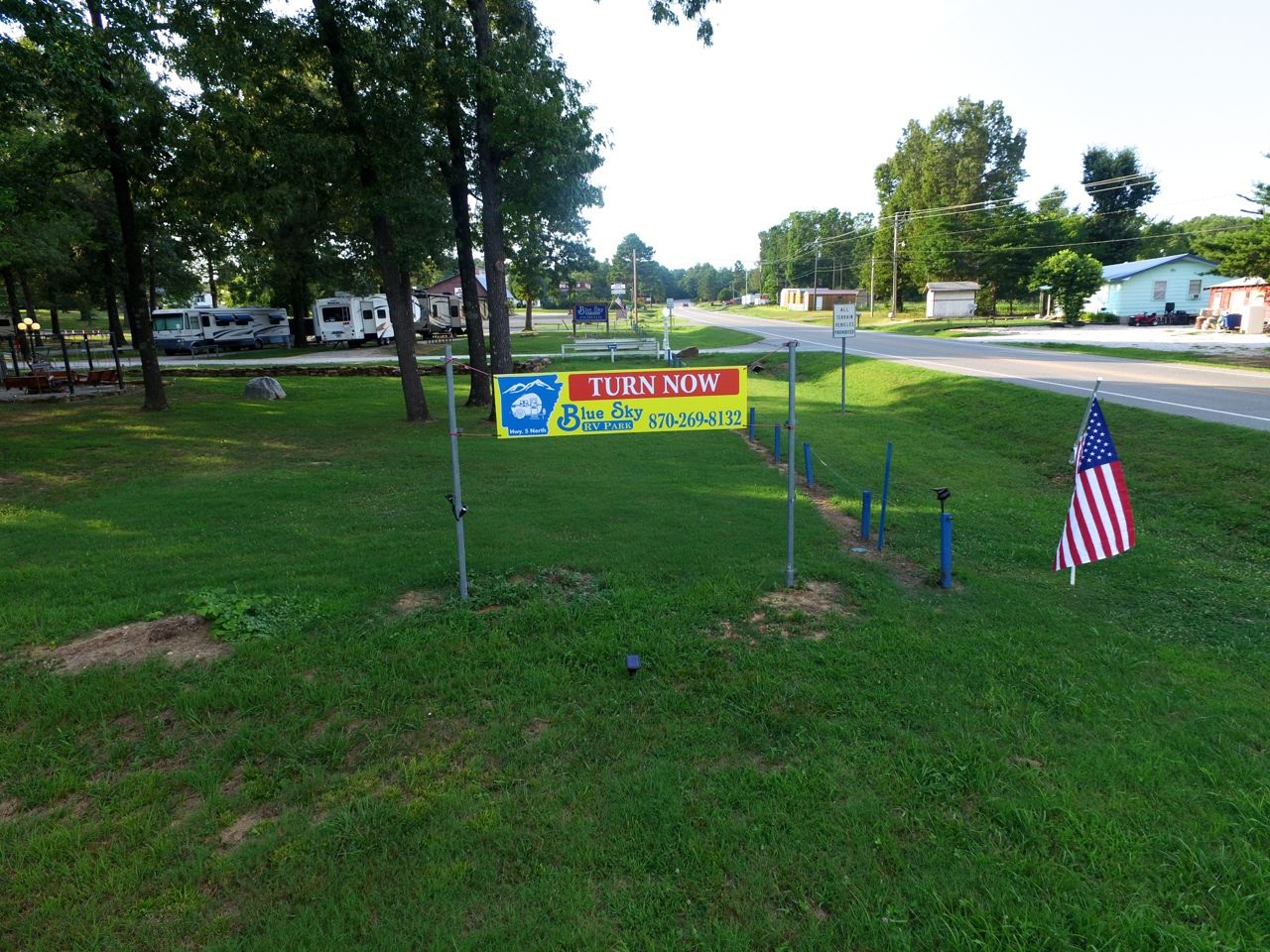 Map Blue Sky RV Park